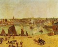 the inner harbor dieppe 1902 Camille Pissarro